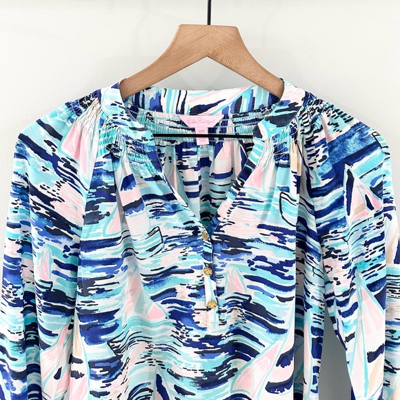 Lilly Pulitzer Elsa Top Multi Pier Pressure Size XXS - Picture 5 of 8